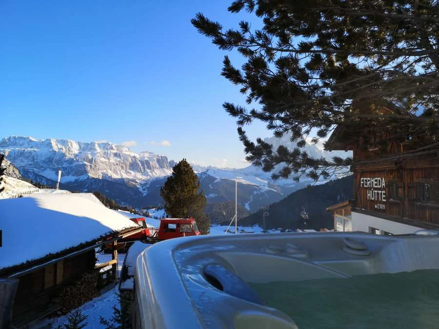 Whirlpool vor der Fermeda Hütte